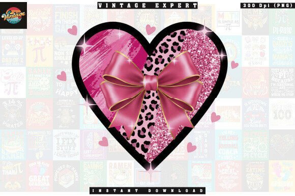 Download Watercolor Rainbow Heart with Bow - Watercolor rainbow heart Collection