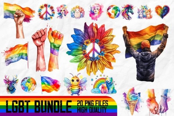 Download Pride Month Design Bundle - Premium Resources
